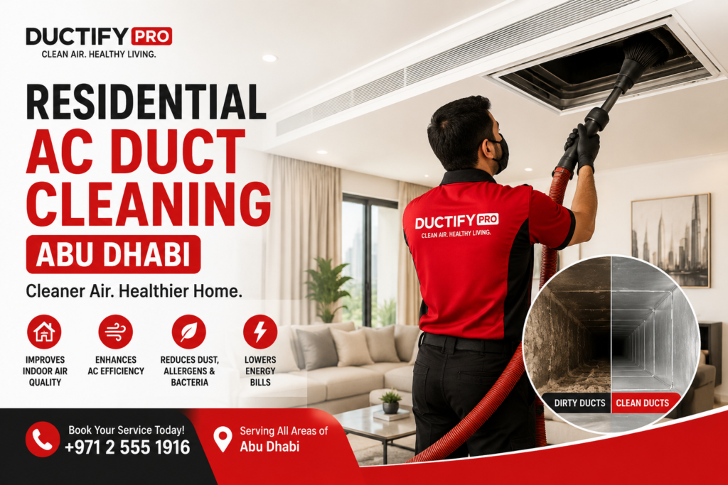 Residential AC Duct Cleaning Abu Dhabi Professional Home Air Duct Cleaning
